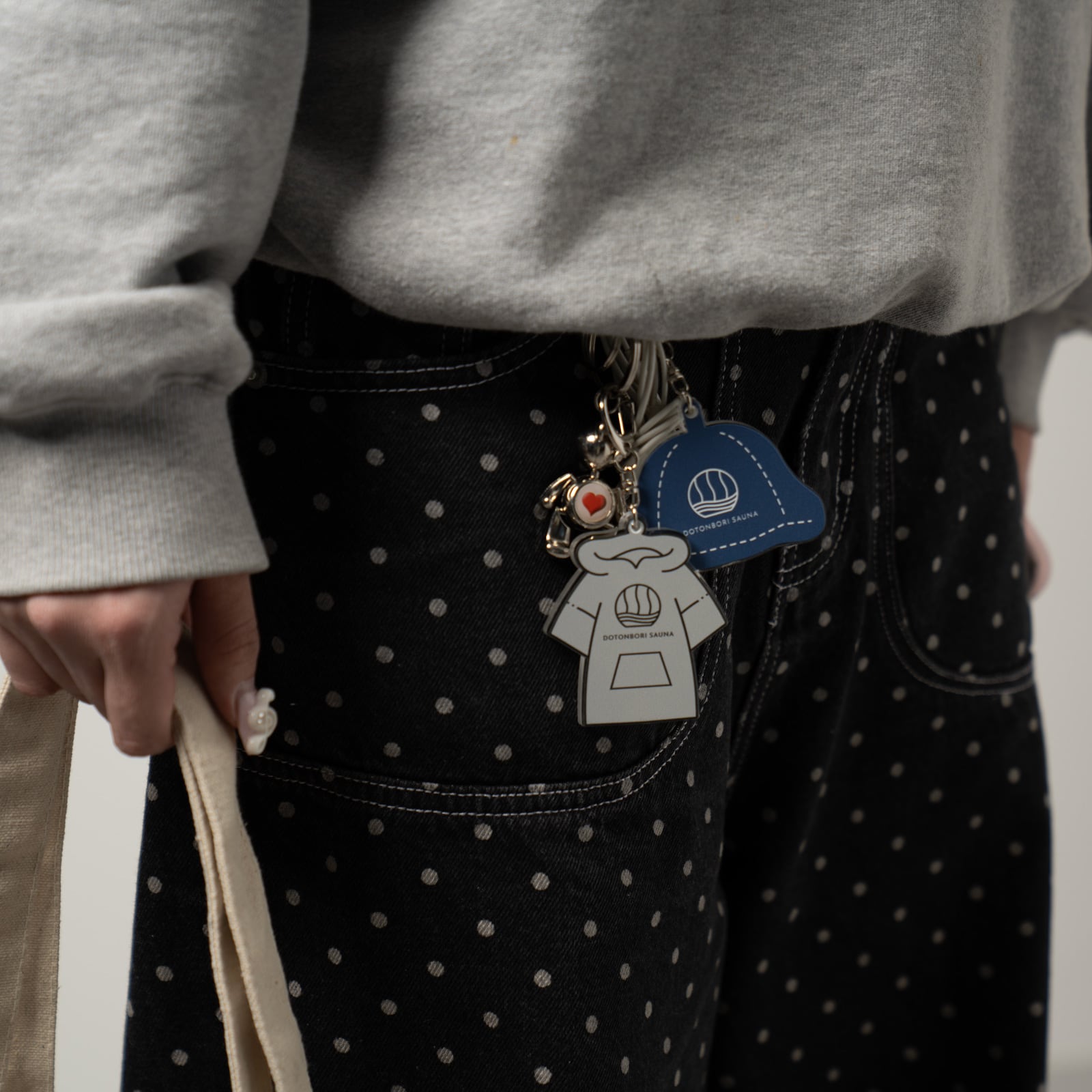 DOTONBORI SAUNA<br>サウナハット アクリルキーホルダー