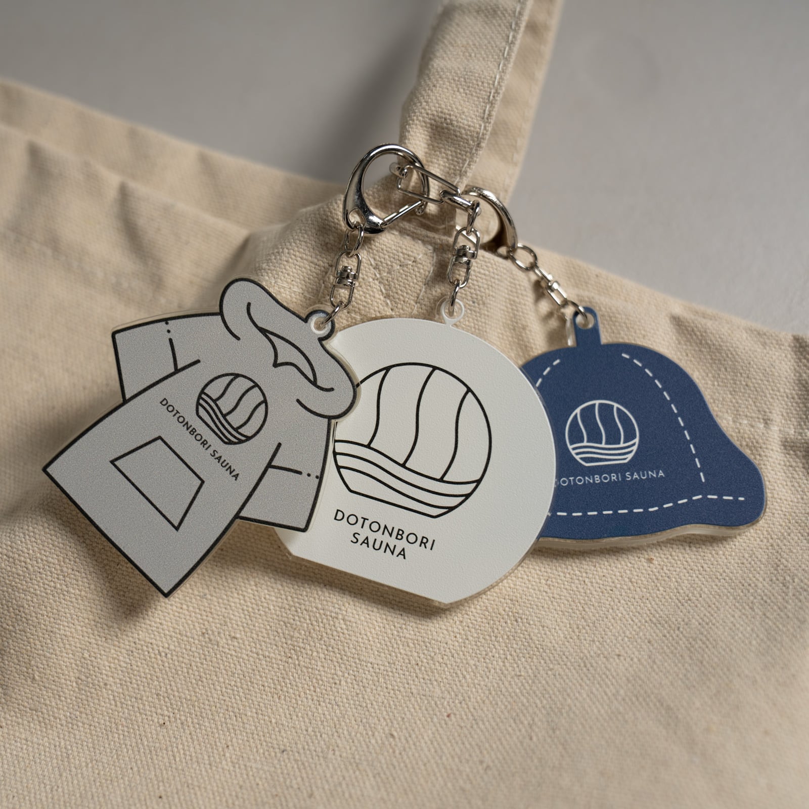 DOTONBORI SAUNA<br>サウナハット アクリルキーホルダー